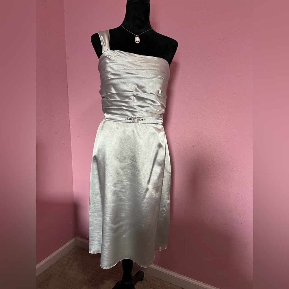 Jasmine Soft Satin One Shoulder  Formal Dress